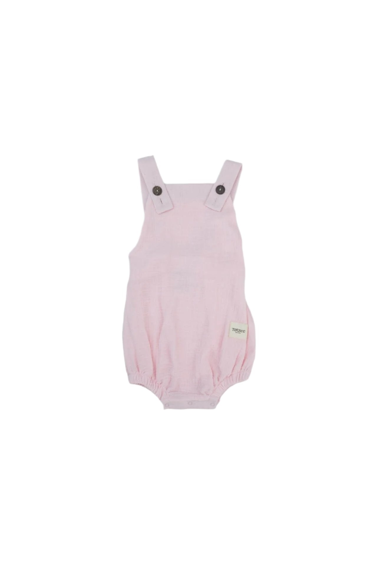Totzee-Müslin Askılı Tulum - Pembe-Çocuk Elbise & Tulum-1-Milagron.com