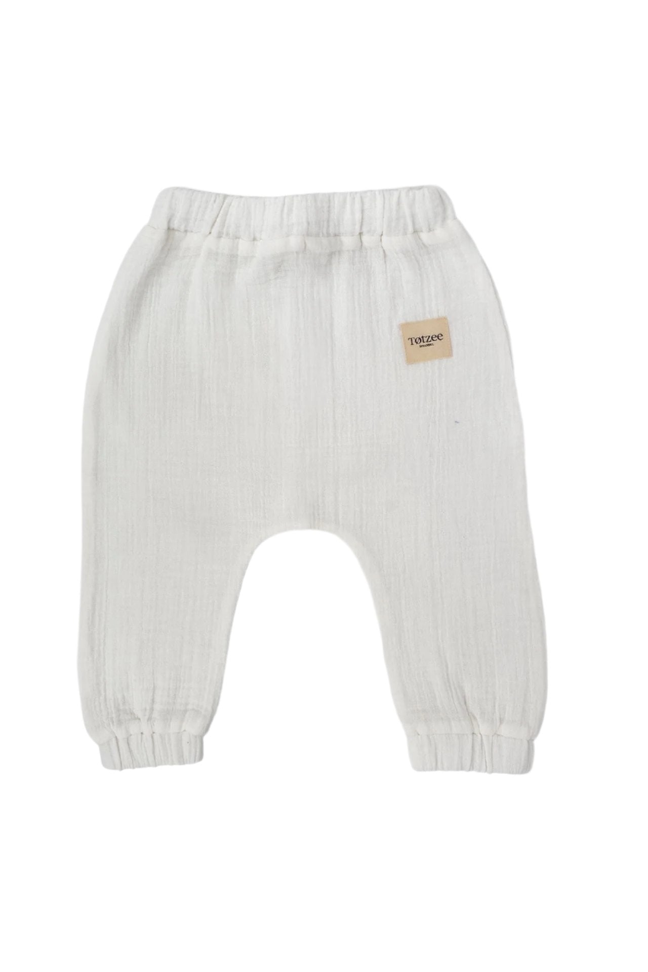 Totzee-Müslin Balon Pantolon Ekru-Pantolon-1-Milagron.com