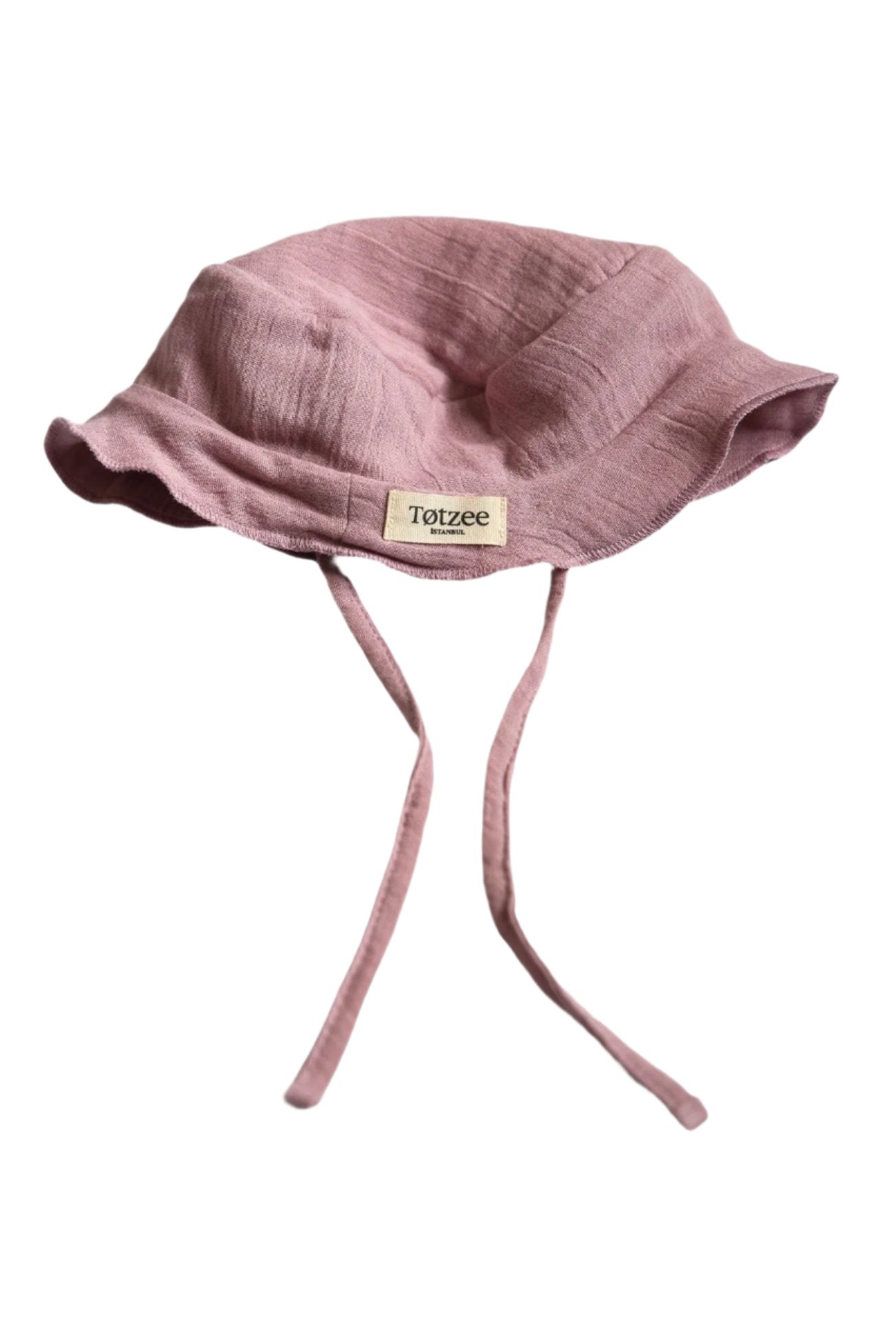 Totzee-Müslin Bucket Bağcıklı Şapka Lila-Şapka-1-Milagron.com