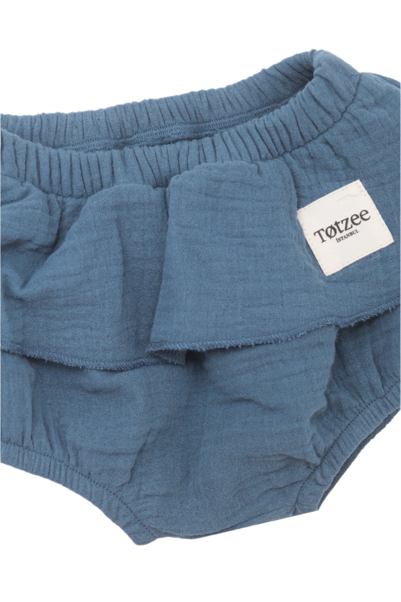 Totzee-Müslin Etekli Şort Koyu Mavi-Şort-2-Milagron.com