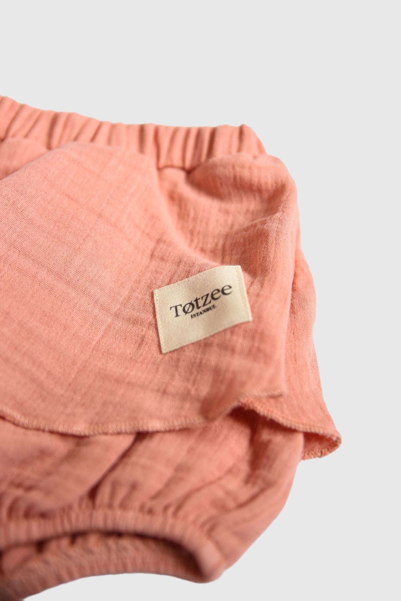 Totzee-Müslin Etekli Şort Mercan-Şort-3-Milagron.com