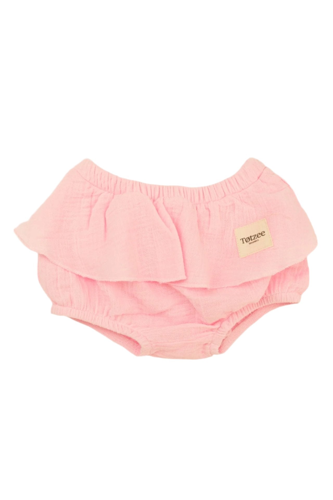 Totzee-Müslin Etekli Şort Pembe-Şort-1-Milagron.com