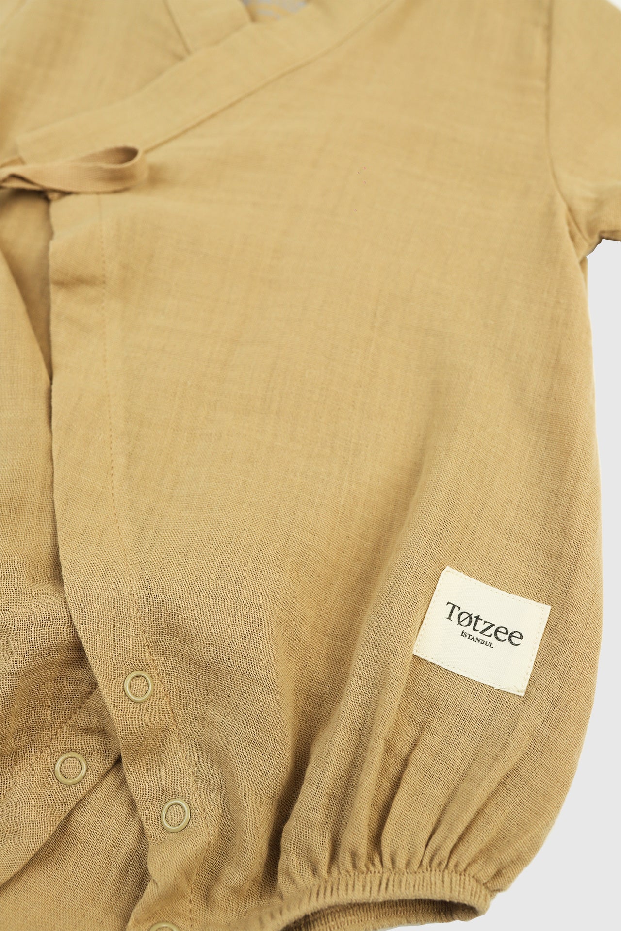 Totzee-Müslin Kısa Kimono Tulum Kumsal Beji-Çocuk Elbise & Tulum-3-Milagron.com