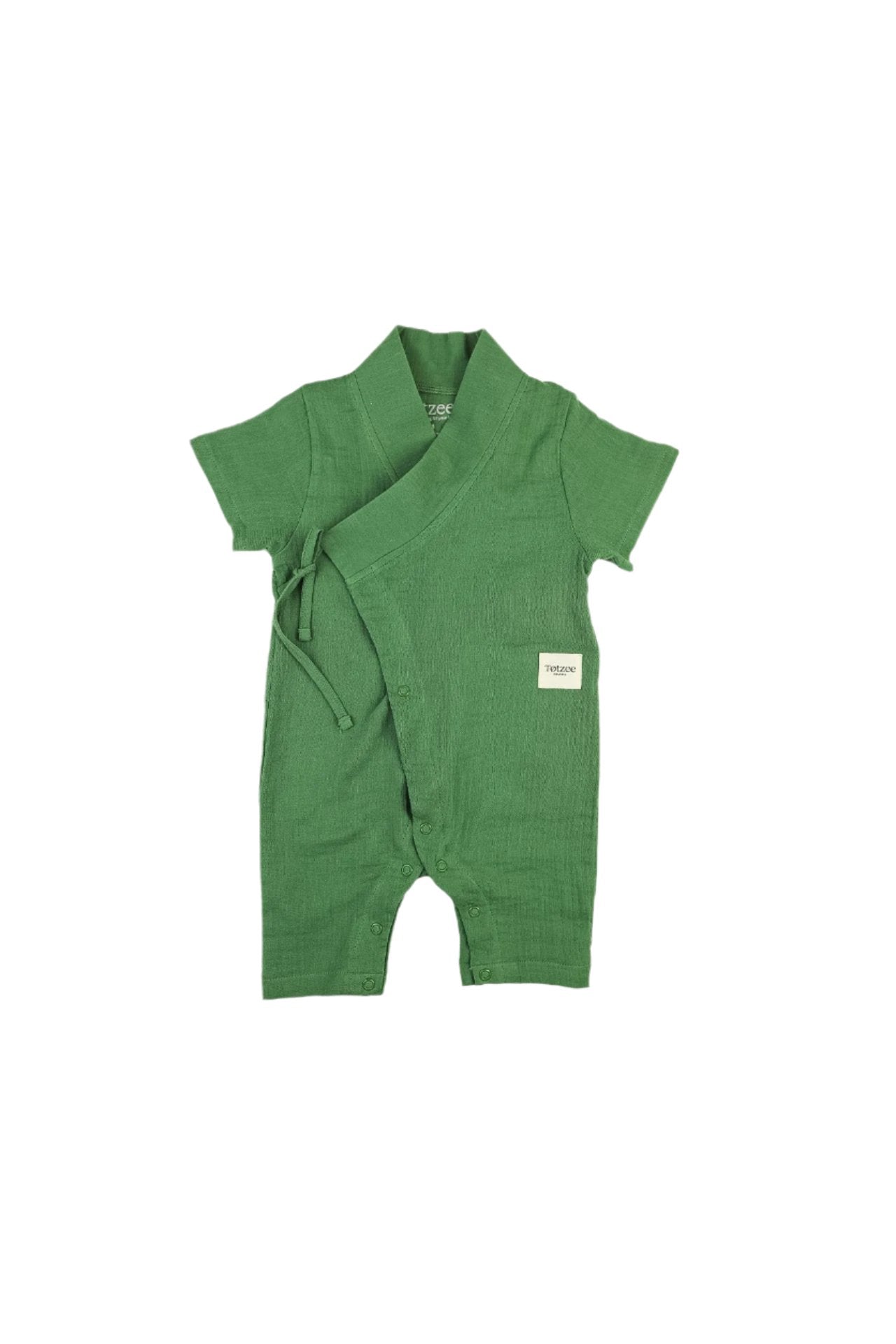 Totzee-Müslin Uzun Kimono Tulum Çimen Yeşili-Çocuk Elbise & Tulum-1-Milagron.com