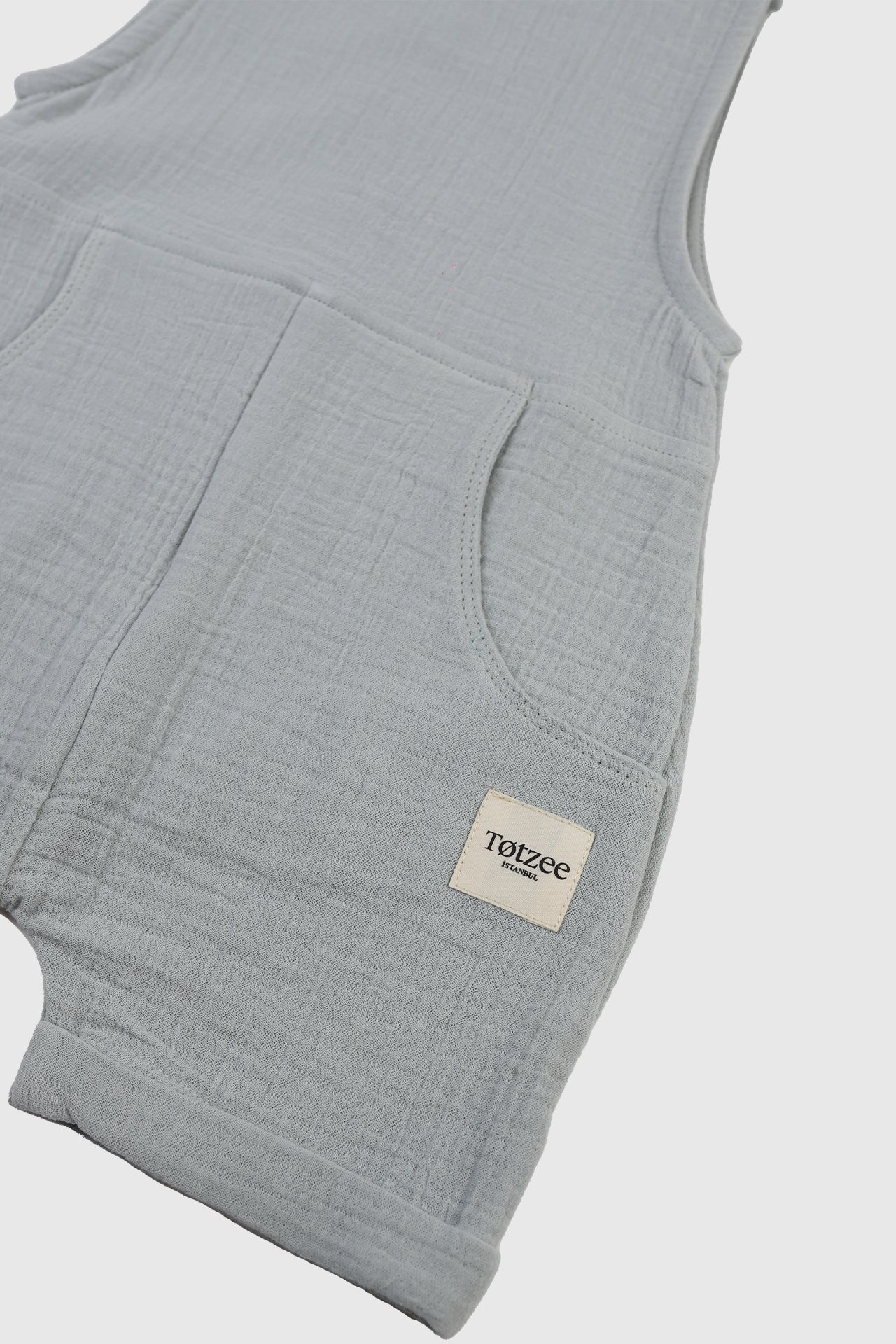 Totzee-Müslin Yandan Cepli Salopet Sis Grisi-Salopet-3-Milagron.com