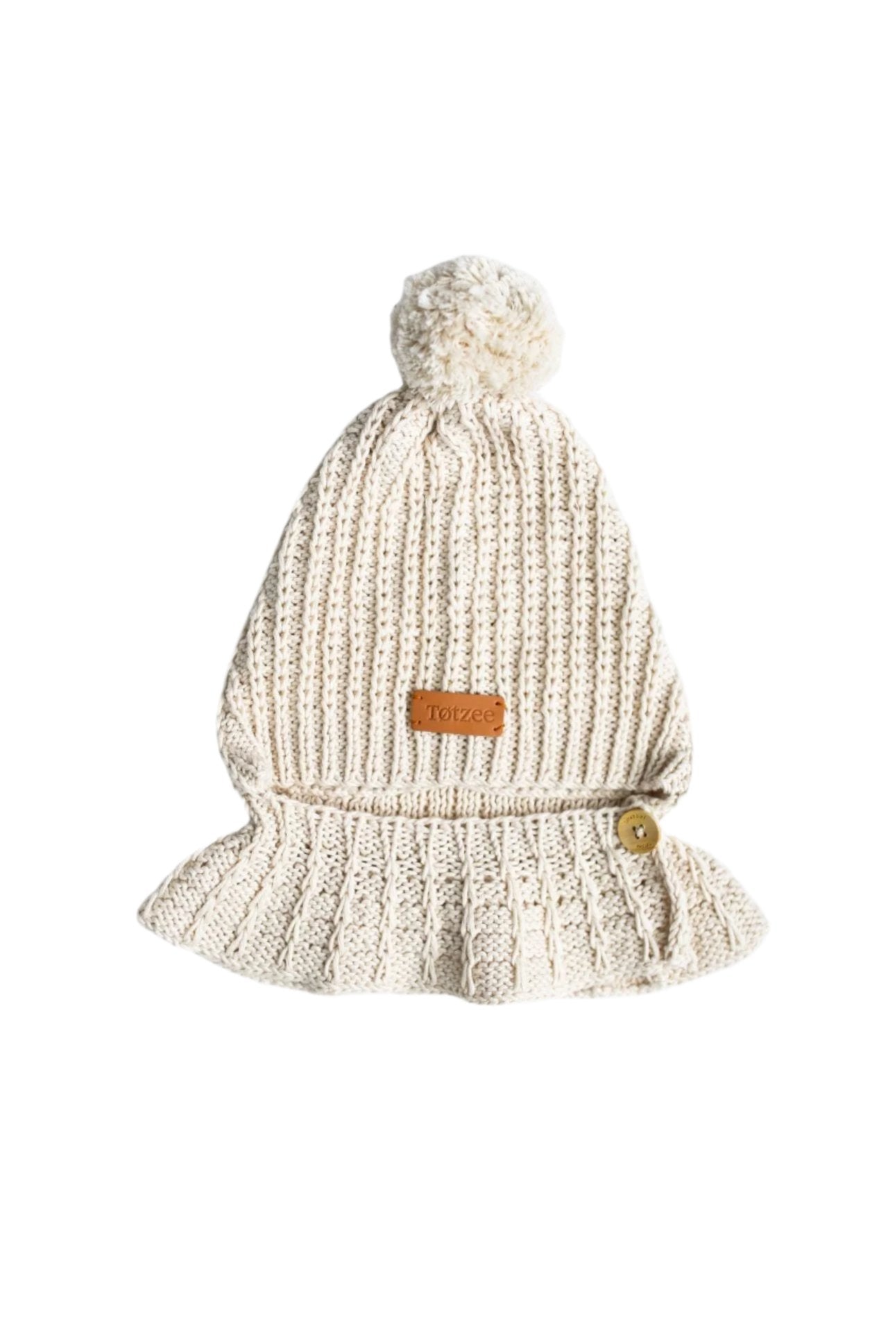 Totzee-Organik El Örgüsü Şövalye Şapka Antik Bej-Şapka-1-Milagron.com