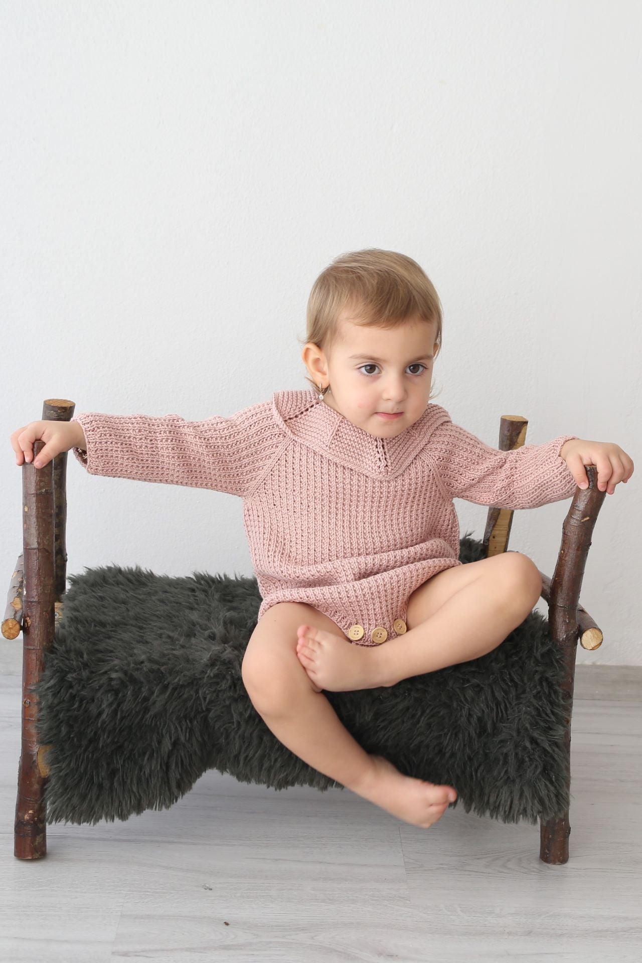 Totzee-Organik El Örgüsü Yakalı Body Lavanta Pembesi-Body-2-Milagron.com