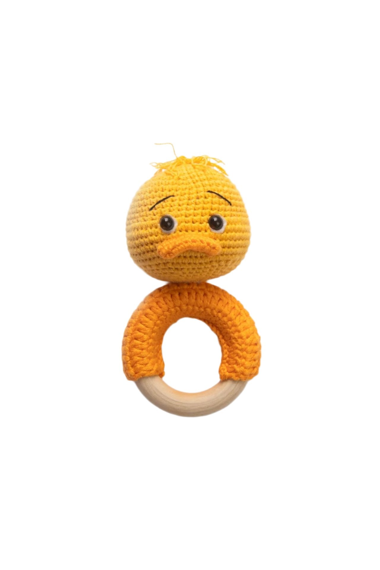 Totzee-Amigurumi Ördek Çıngırak Sarı-Amigurumi Çıngırak-1-Milagron.com