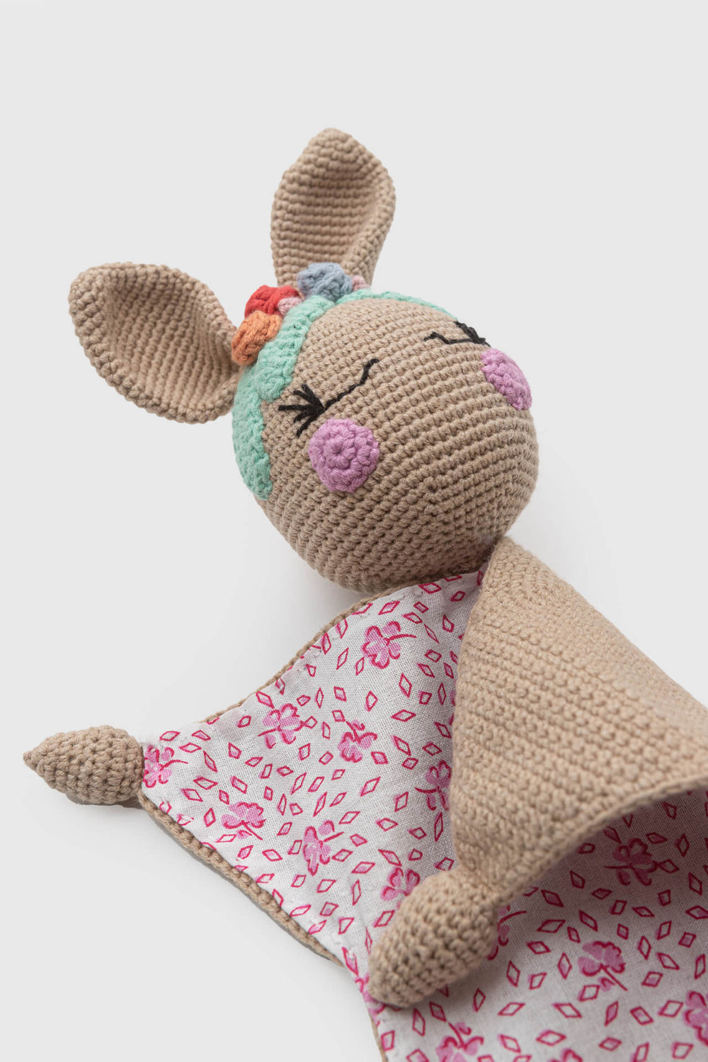 Totzee-Tavşan Uyku Arkadaşı Kahverengi & Pembe-Uyku Arkadaşı-2-Milagron.com