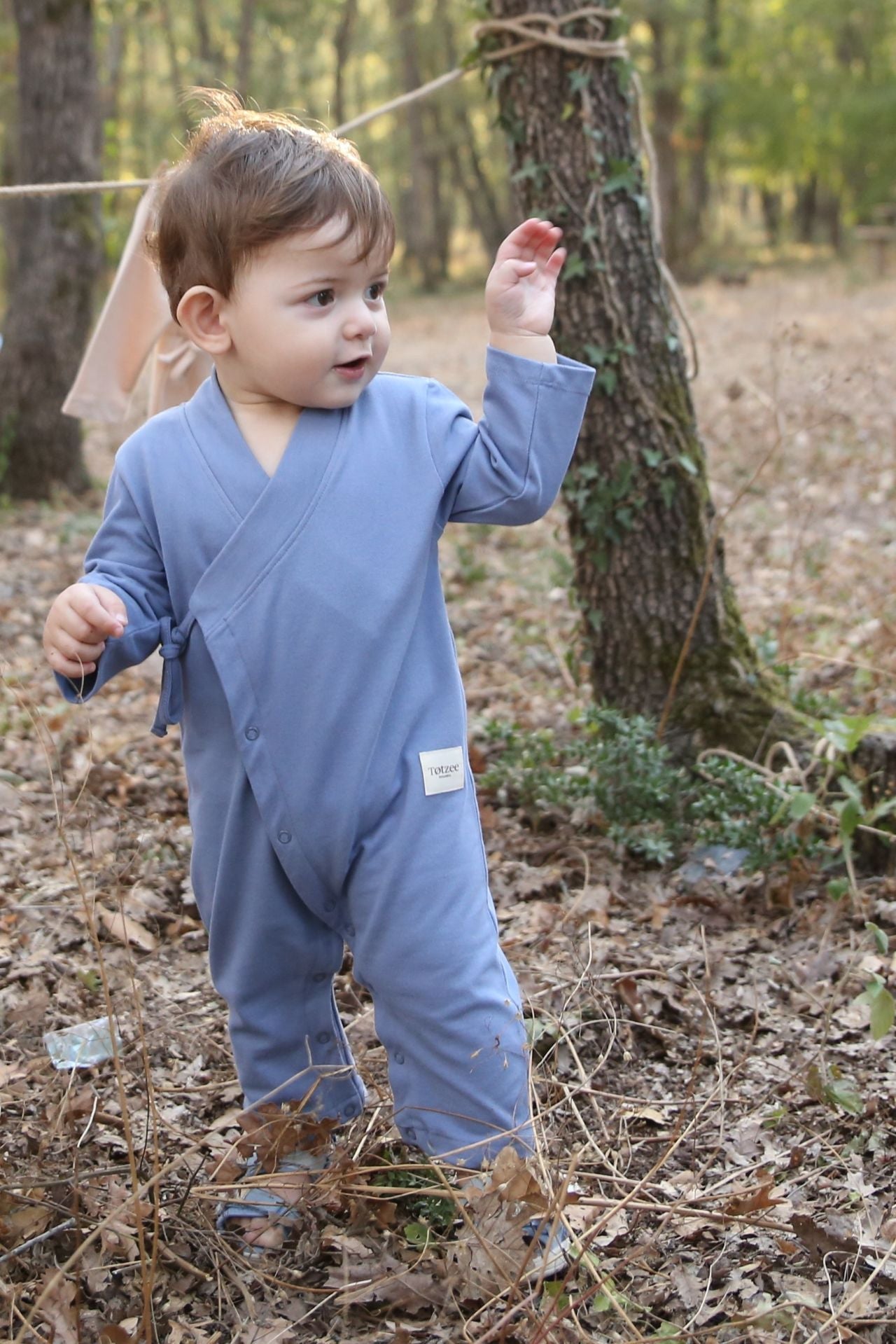 Totzee-Uzun Kimono Tulum Pastel çivit-Tulum-1-Milagron.com