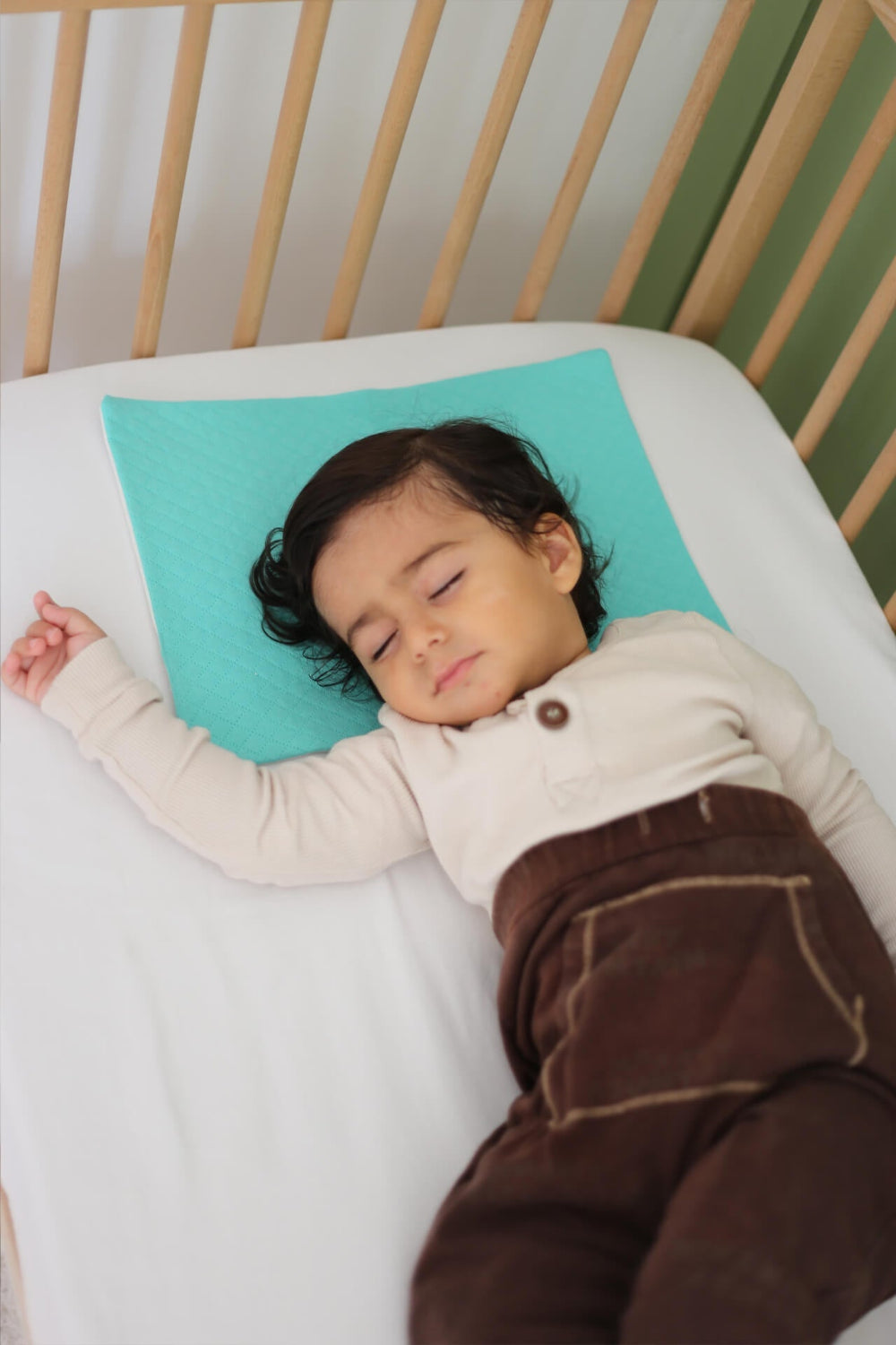 Totzee-Yatak Koruyucu Yastık Mint Yeşili-Yatak Koruyucu-2-Milagron.com