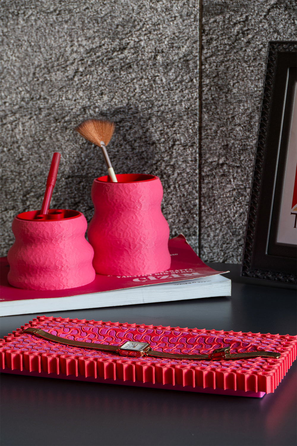 Cilia Pembe Masa Düzenleyici - 4