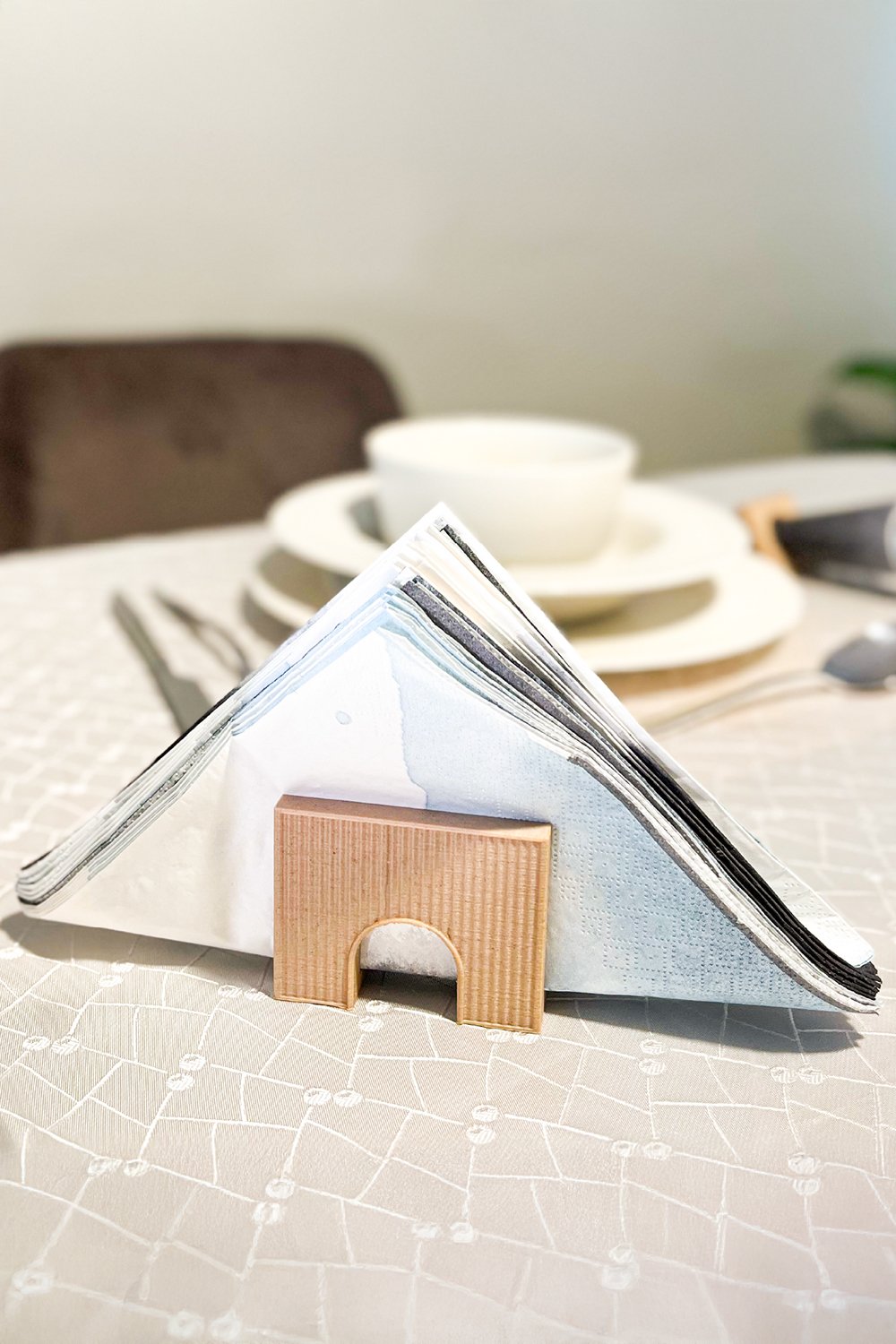 Tou Workshop-Column Ahşap Peçetelik Ve Peçete Yüzüğü-Sunum Aksesuarları-7-Milagron.com