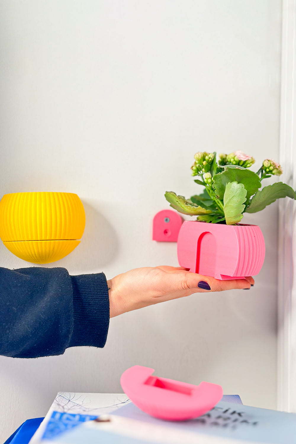 Tou Workshop-Hue Nest Mini Duvar Saksısı-Dekoratif Saksı-8-Milagron.com