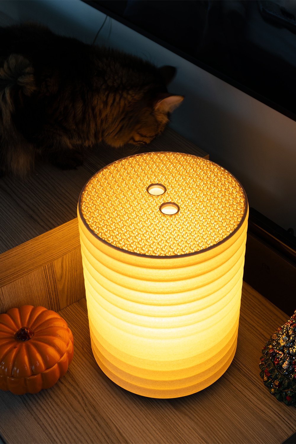 Tou Workshop-Kaia Ahşap Yer Lambası-Lambader-4-Milagron.com