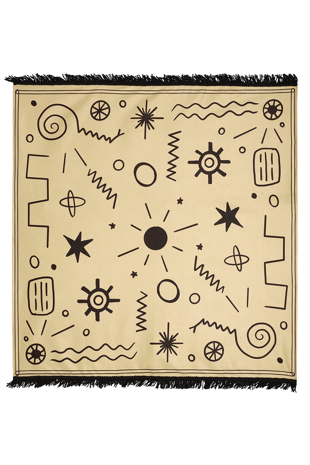 Towdoo-Beyond The Stars Kare Plaj Havlusu-Plaj Havlusu-1-Milagron.com