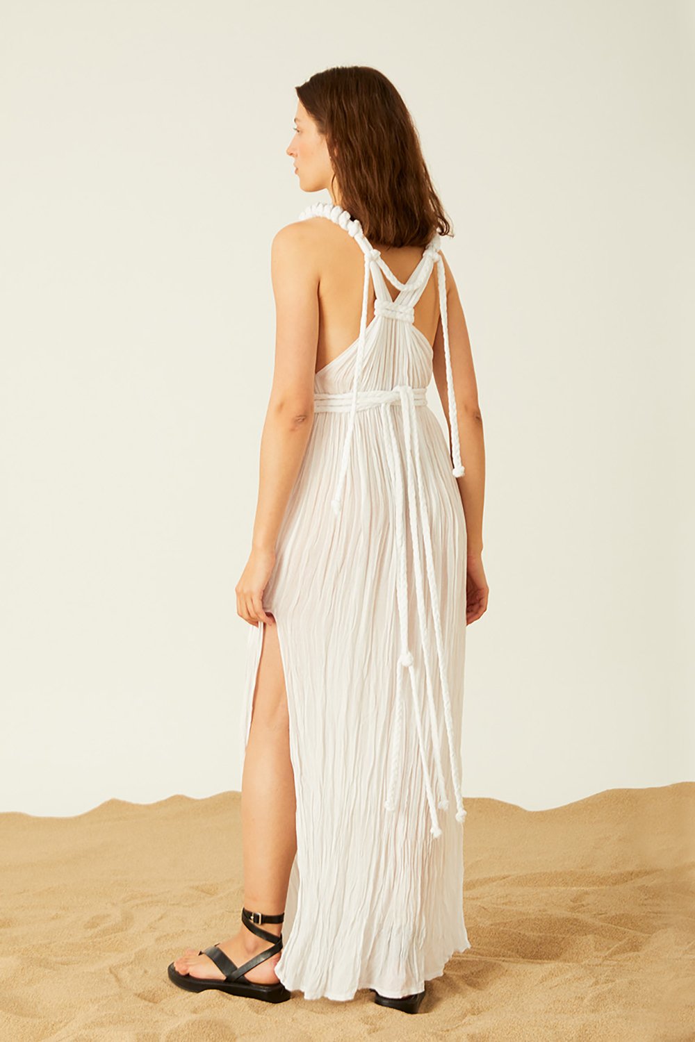 Towdoo-Boudica Elbise – Beyaz-Elbise-2-Milagron.com