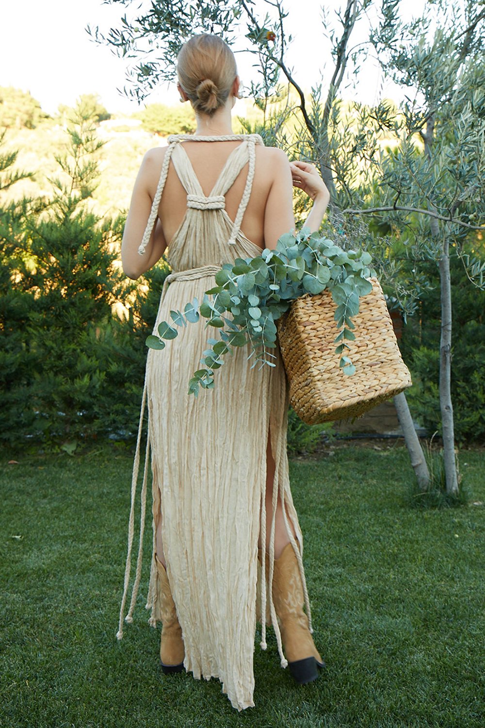 Towdoo-Boudica Elbise – Krem-Elbise-2-Milagron.com