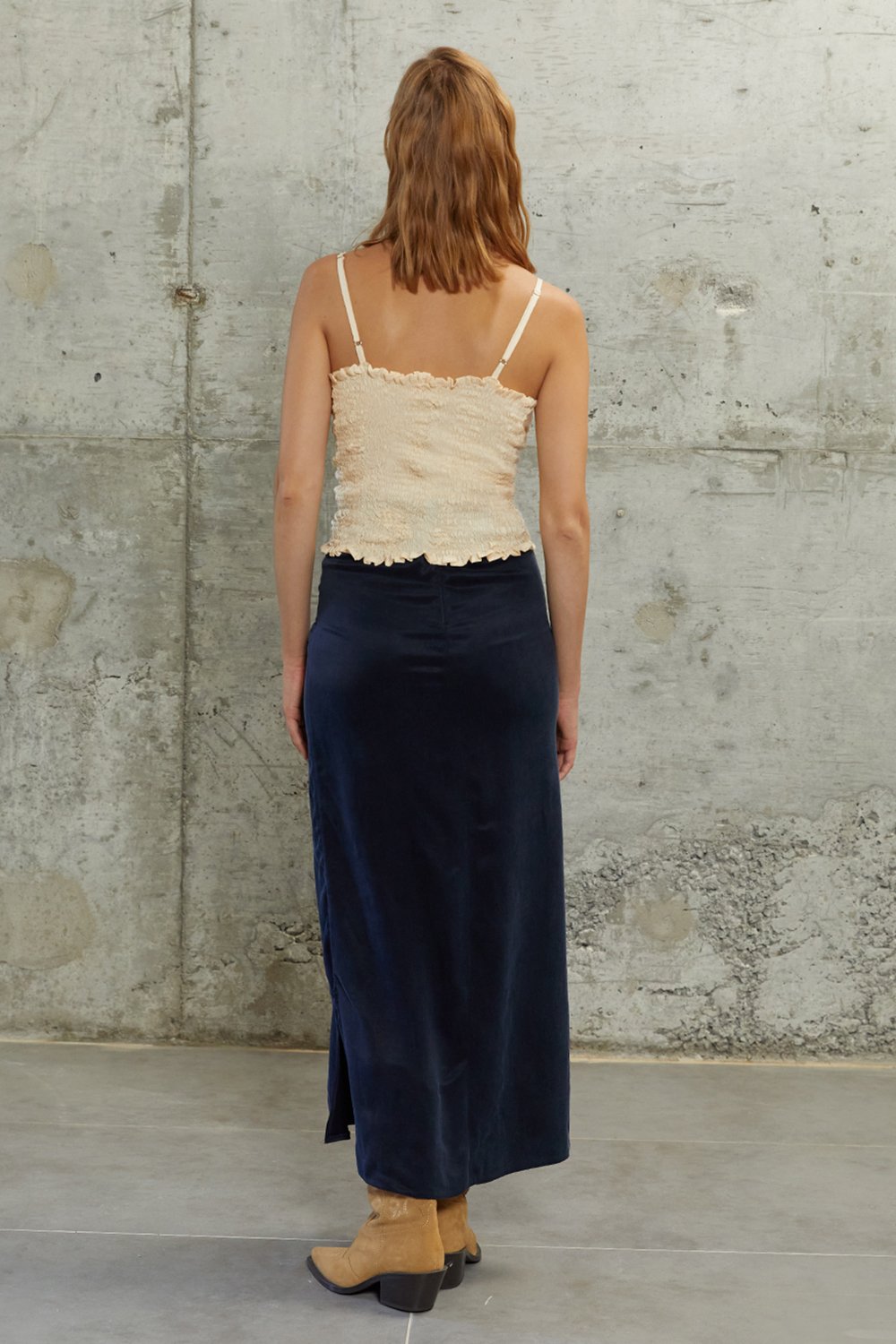 Towdoo-J’adore – Lacivert – Uzun Etek-Etek-3-Milagron.com