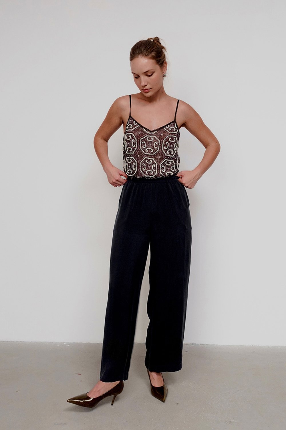 Towdoo-Moon Pantolon - Siyah-Pantolon-1-Milagron.com