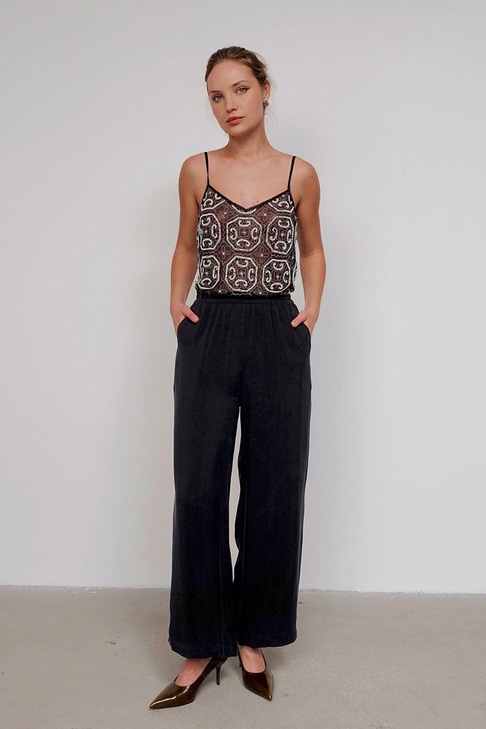 Towdoo-Moon Pantolon - Siyah-Pantolon-6-Milagron.com