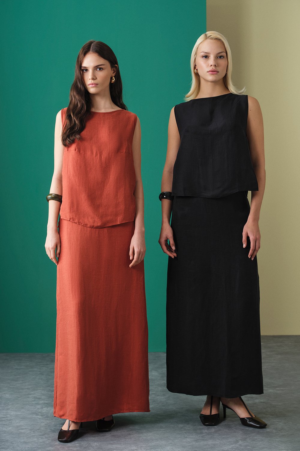 Towdoo-Rose Uzun Etek - Siyah-Etek-3-Milagron.com