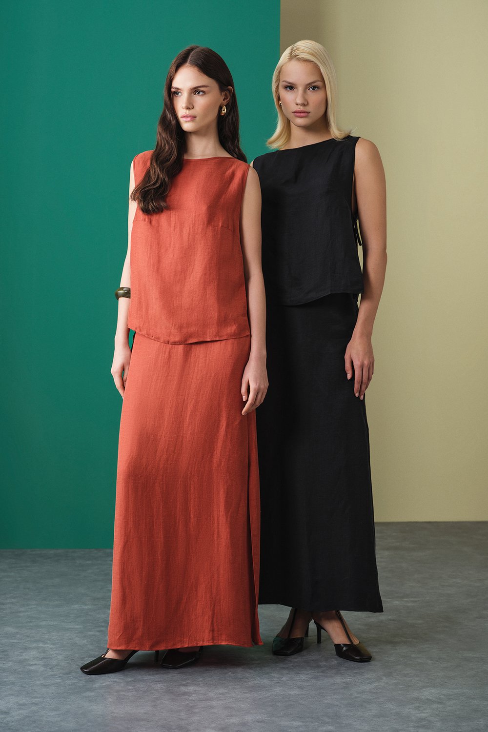 Towdoo-Rose Uzun Etek - Siyah-Etek-6-Milagron.com