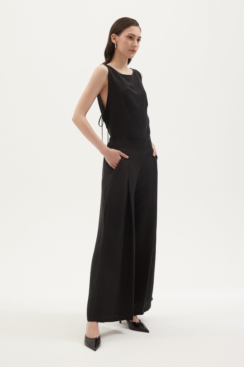 Towdoo-Snapdragon Pantolon - Siyah-Pantolon-6-Milagron.com