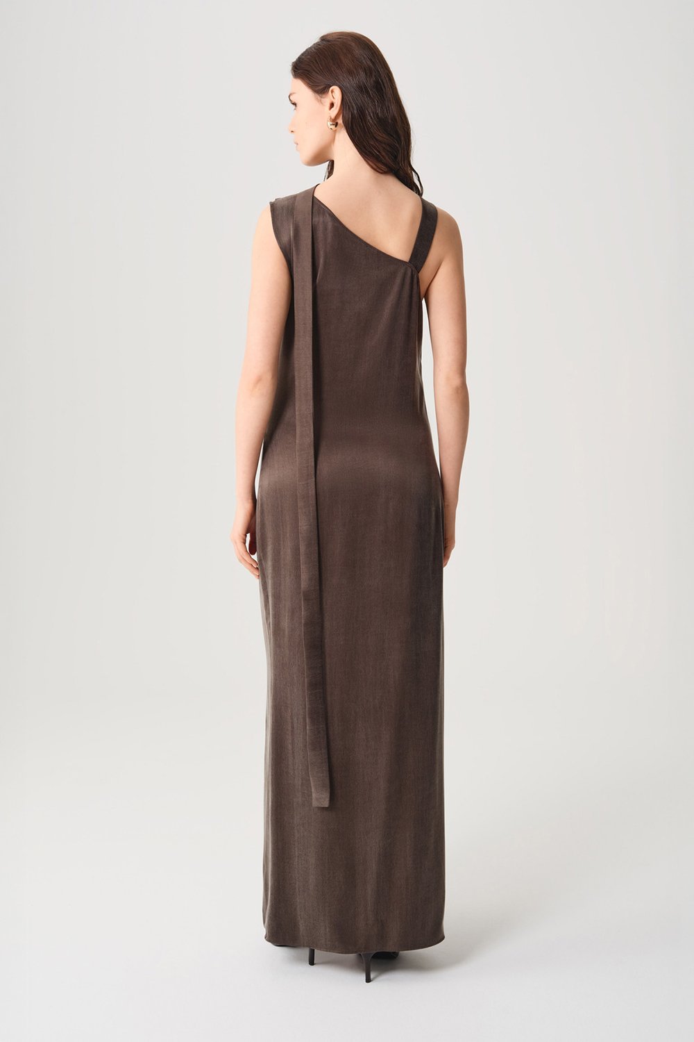 Towdoo-Star Elbise - Gri-Elbise-5-Milagron.com