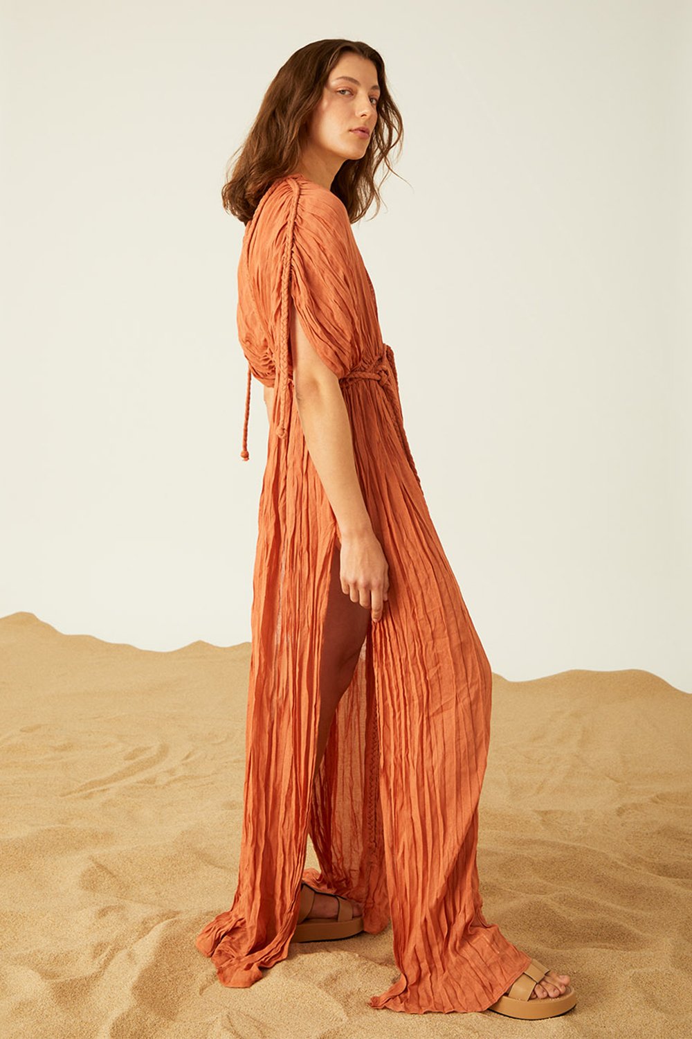 Towdoo-Theano Kimono Elbise – Kiremi̇t-Elbise-6-Milagron.com