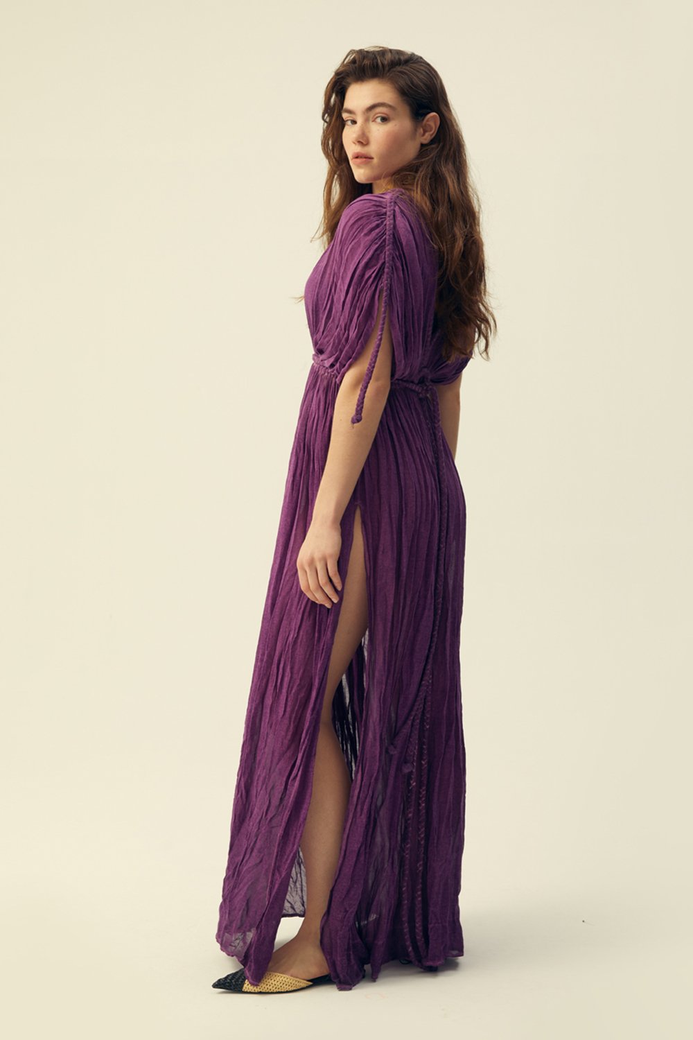 Towdoo-Theano Kimono Elbise – Mor-Elbise-4-Milagron.com