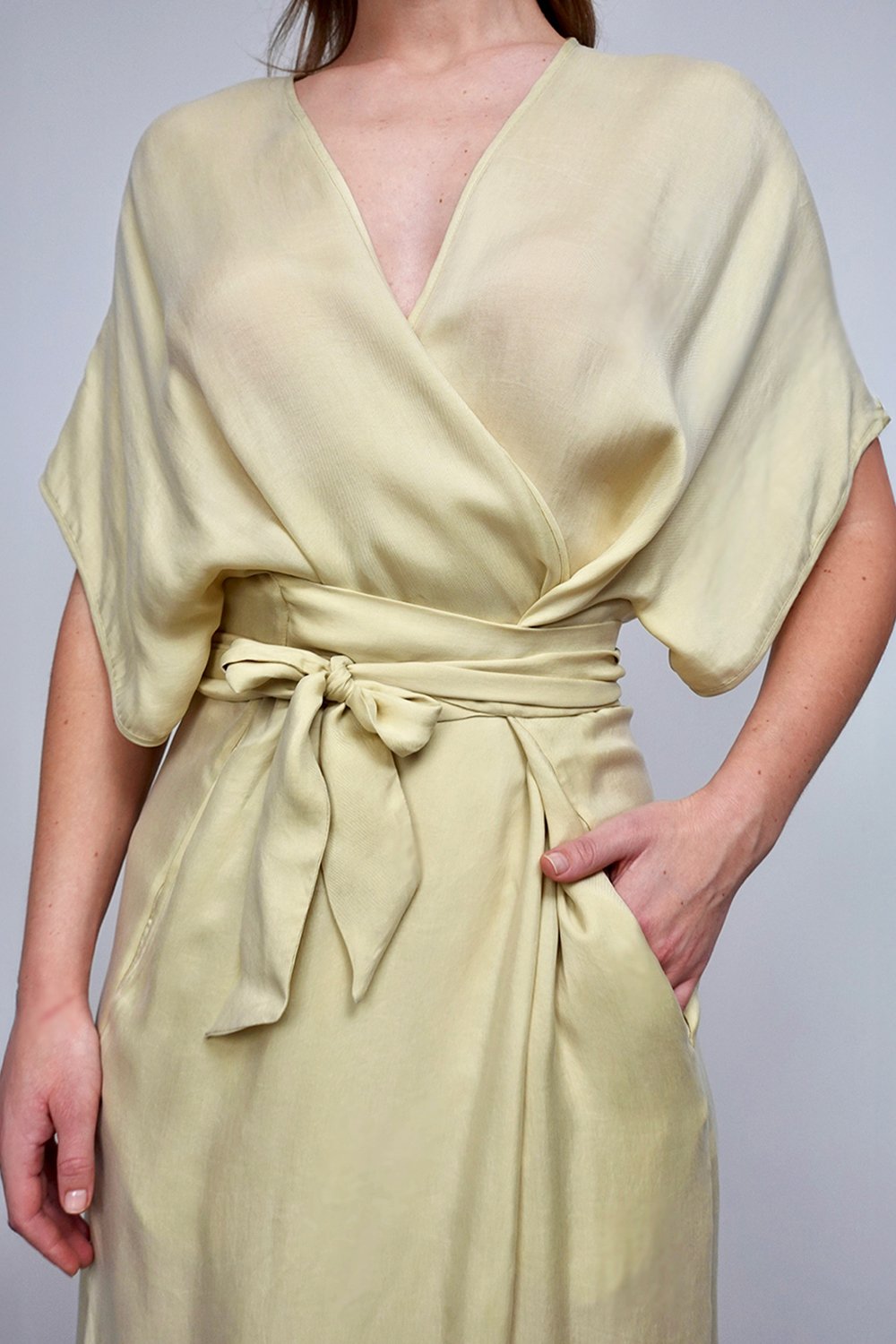 Towdoo-Venus Sabahlık Kimono - Krem-Sabahlık-3-Milagron.com