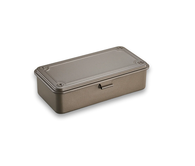 Toyo Steel-Toyo Steel T-190 Metal Saklama Kutusu, TİTANYUM-Saklama Kutusu-1-Milagron.com