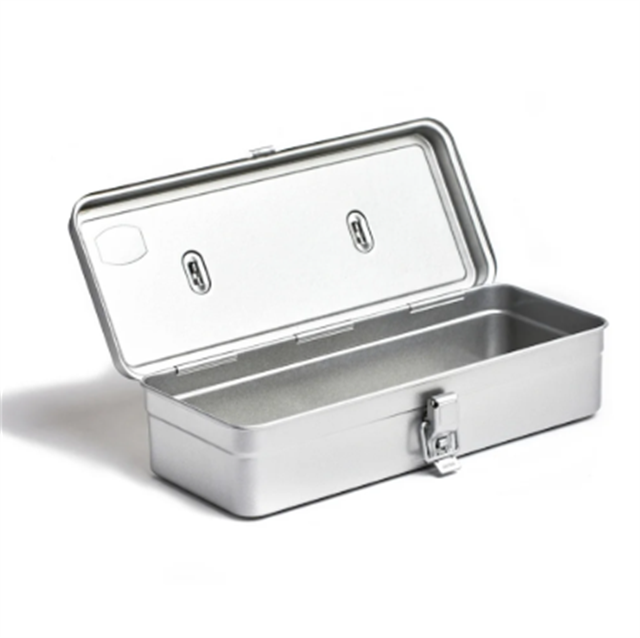Toyo Steel-Toyo Steel T 320 Tool Storage Box Silver Metal Saklama Kutusu-Özel Kutular-2-Milagron.com