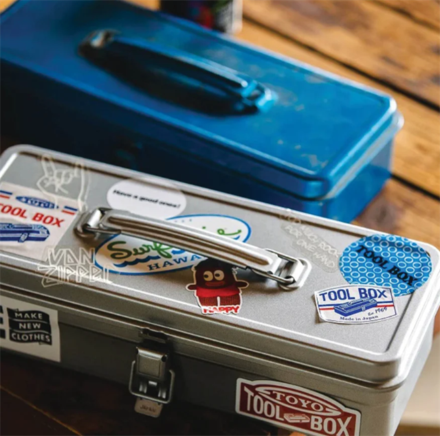Toyo Steel-Toyo Steel T 320 Tool Storage Box Silver Metal Saklama Kutusu-Özel Kutular-5-Milagron.com