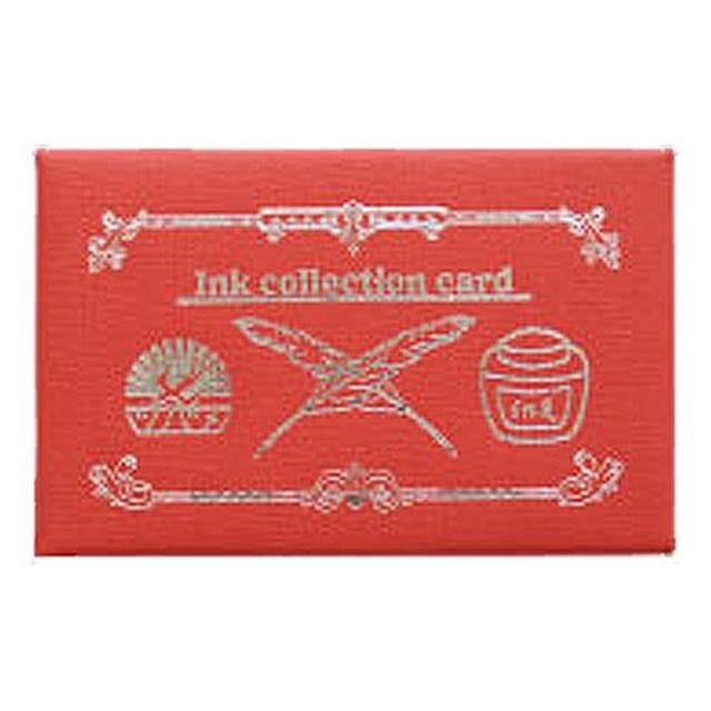 Tsubame-Note Ink Collection Mürekkep Deneme Kart Seti Deep Red-Defter-1-Milagron.com