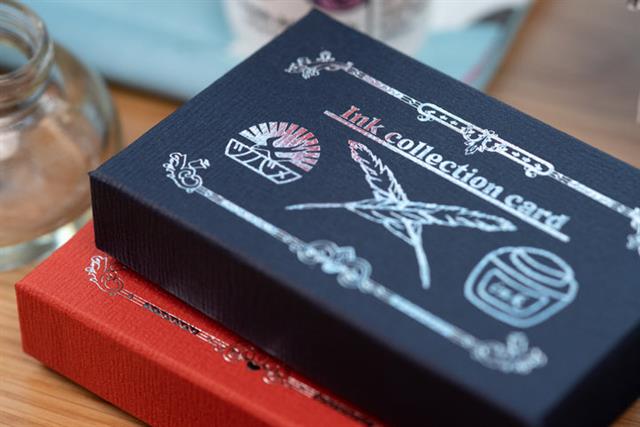 Tsubame-Note Ink Collection Mürekkep Deneme Kart Seti Deep Red-Defter-11-Milagron.com