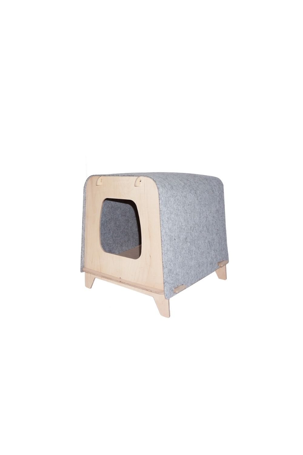 Tufetto-Neko Ahşap Kedi Evi-Kedi-3-Milagron.com