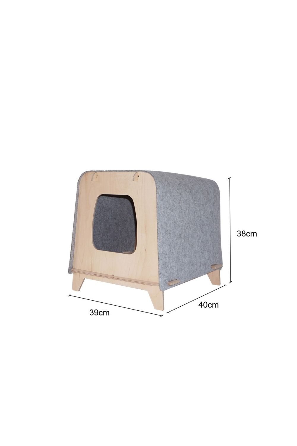 Tufetto-Neko Ahşap Kedi Evi-Kedi-7-Milagron.com