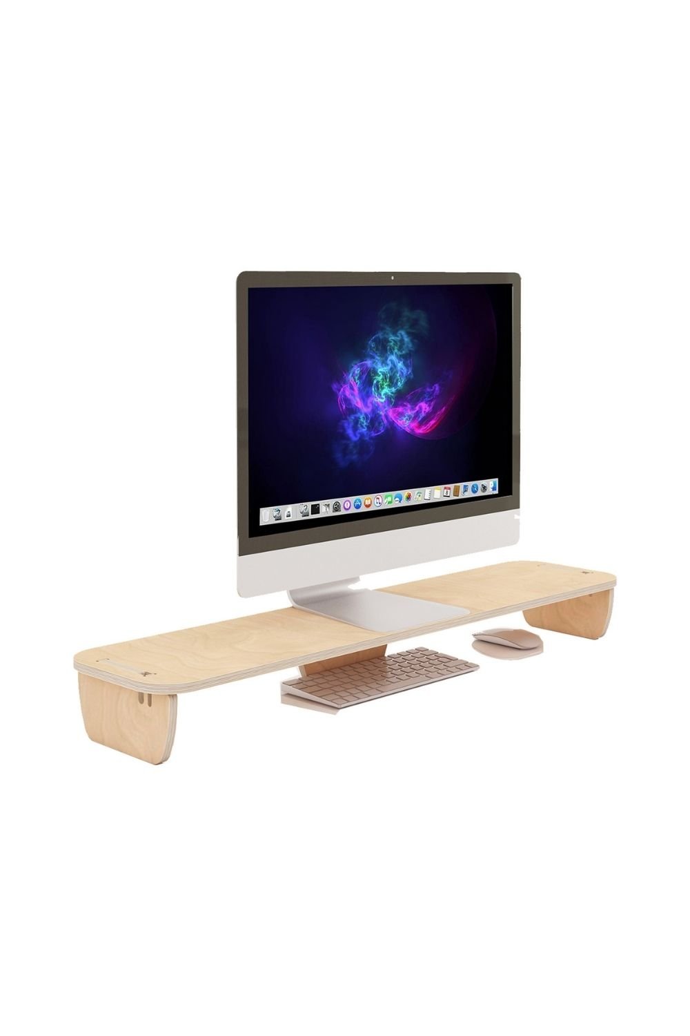 Tufetto-Nita Ahşap Monitör Standı-Ekran Yükseltici-4-Milagron.com