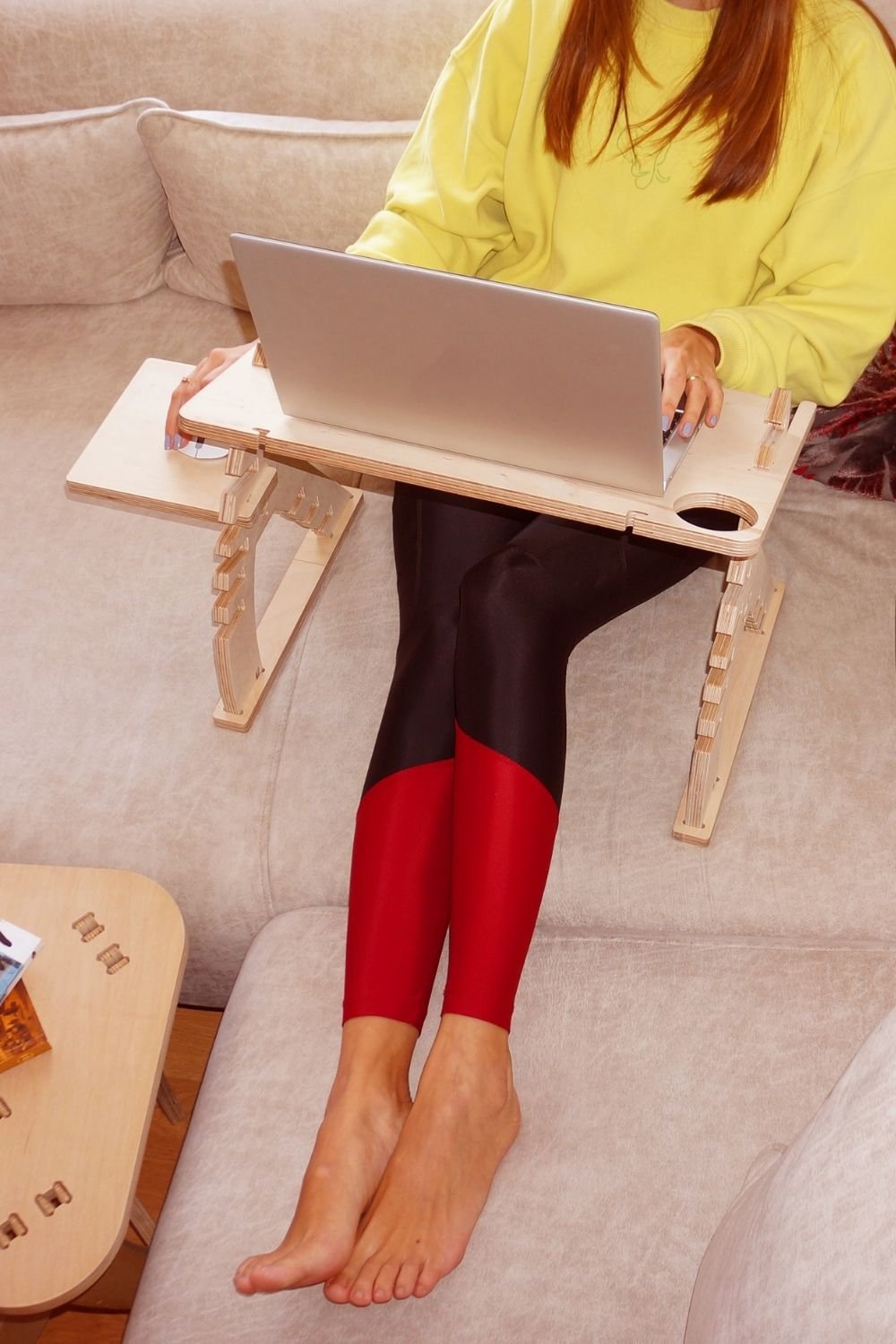 Tufetto-Rappu Ahşap Laptop Sehpası-Ekran Yükseltici-3-Milagron.com