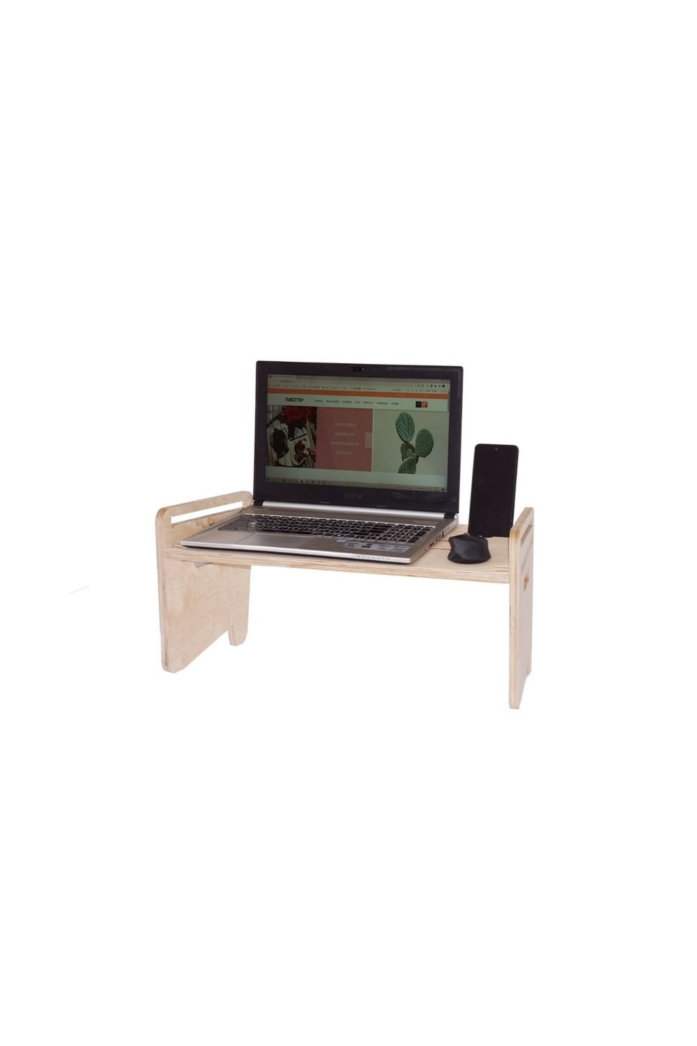 Tufetto-Retto Ahşap Laptop Sehpası-Laptop Standı-4-Milagron.com