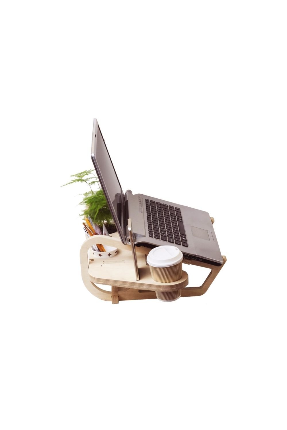 Tufetto-Wocoo Ahşap Laptop Standı-Ekran Yükseltici-5-Milagron.com