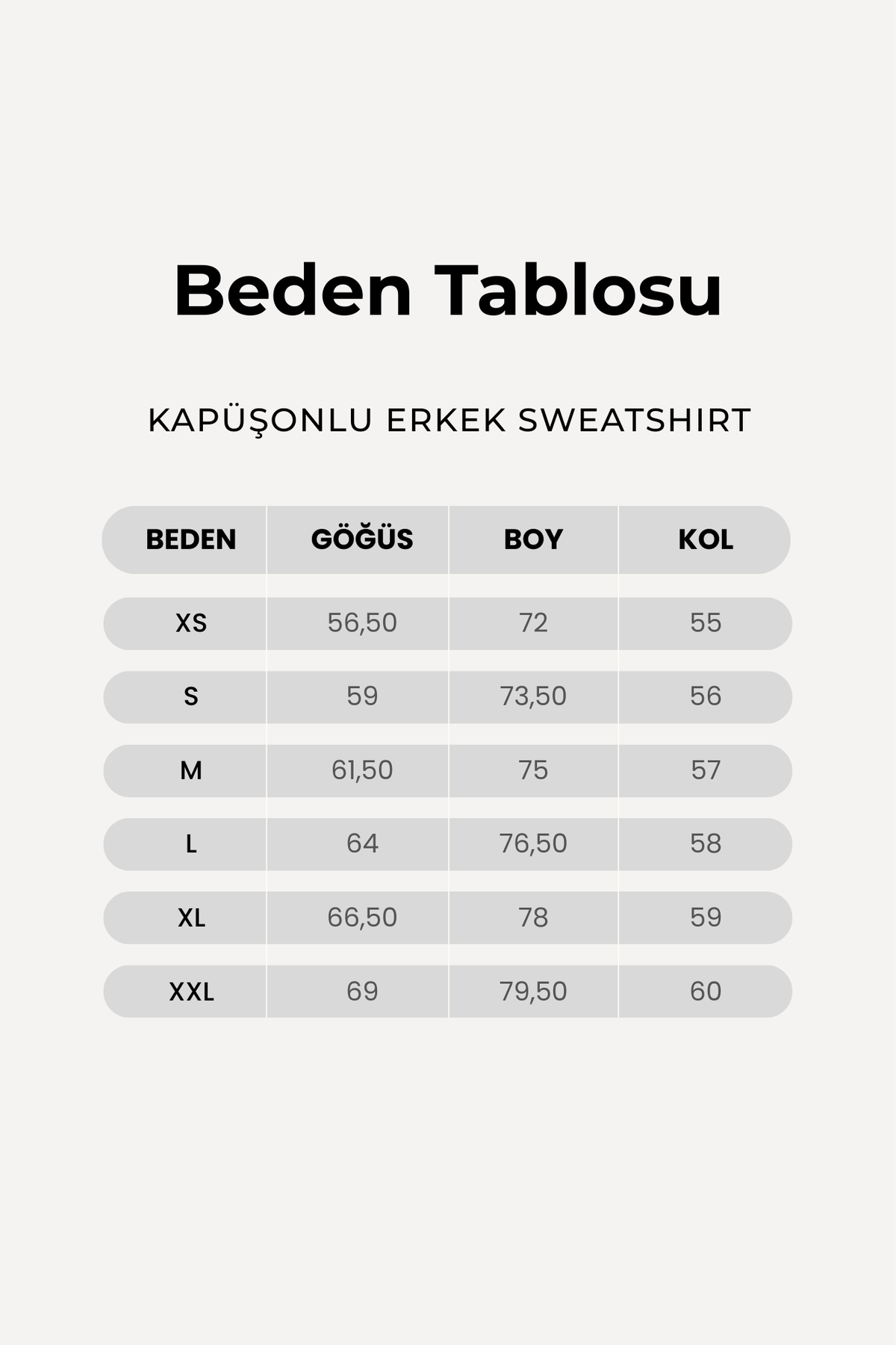 Kapüşonlu Organik Pamuklu Erkek Haki Sweatshirt