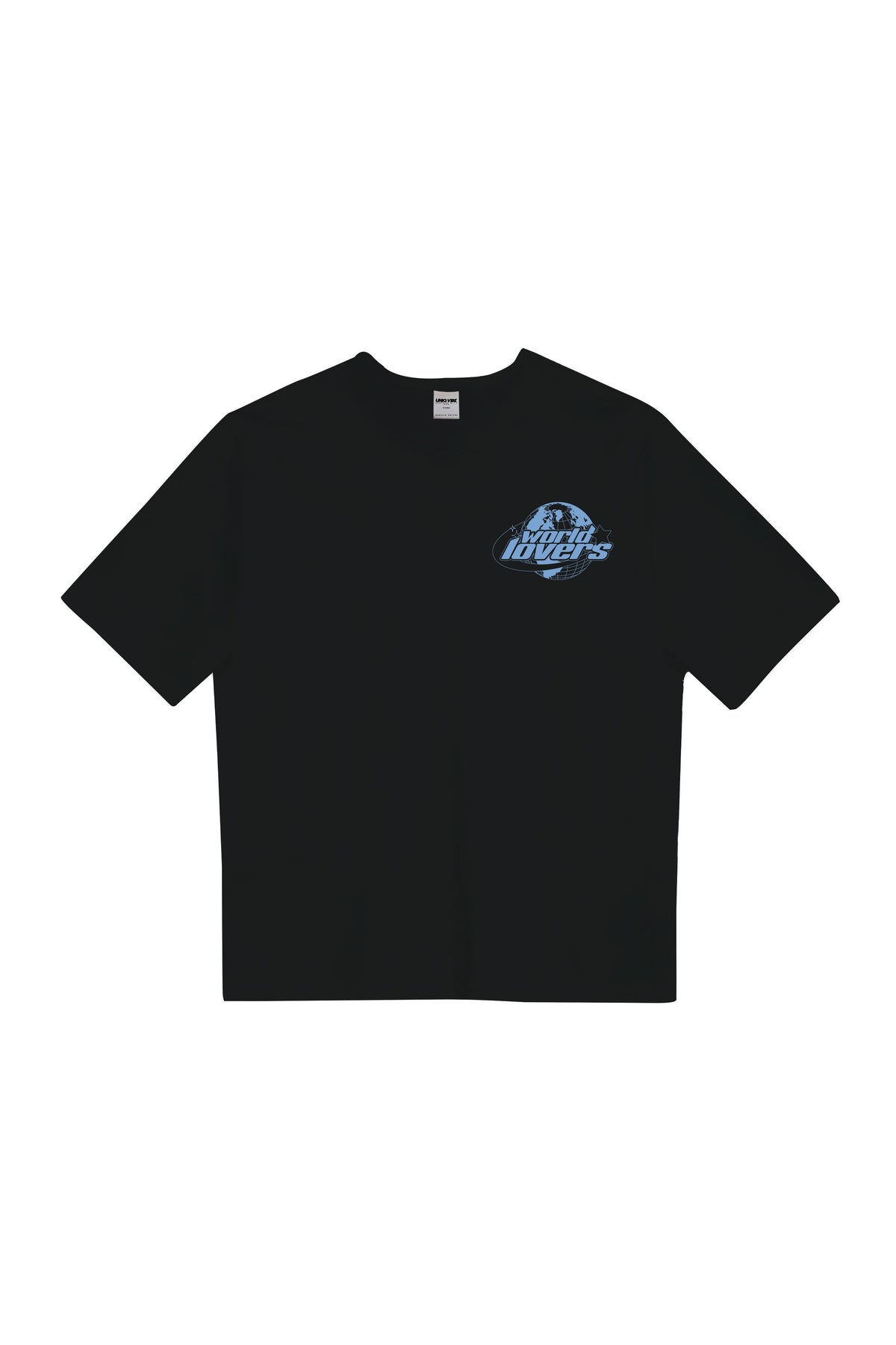 World Lovers Erkek Bisiklet Yaka Oversize Tee