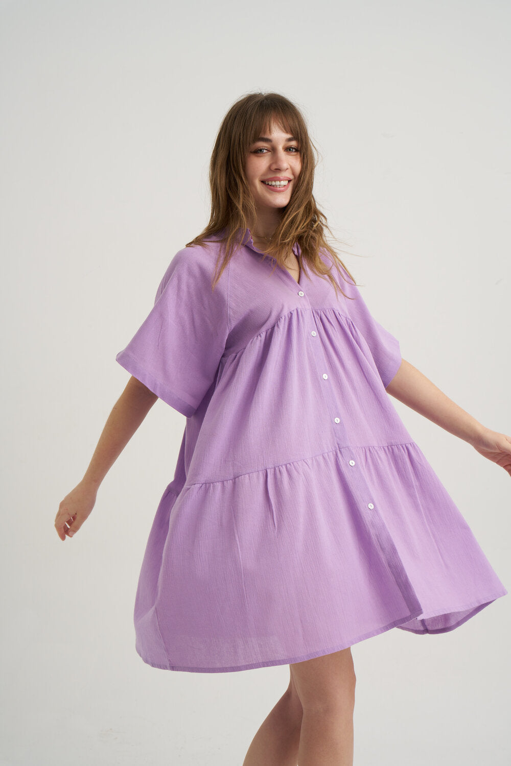 Unexpectedone-Grace Elbise - Lila-Elbise-4-Milagron.com