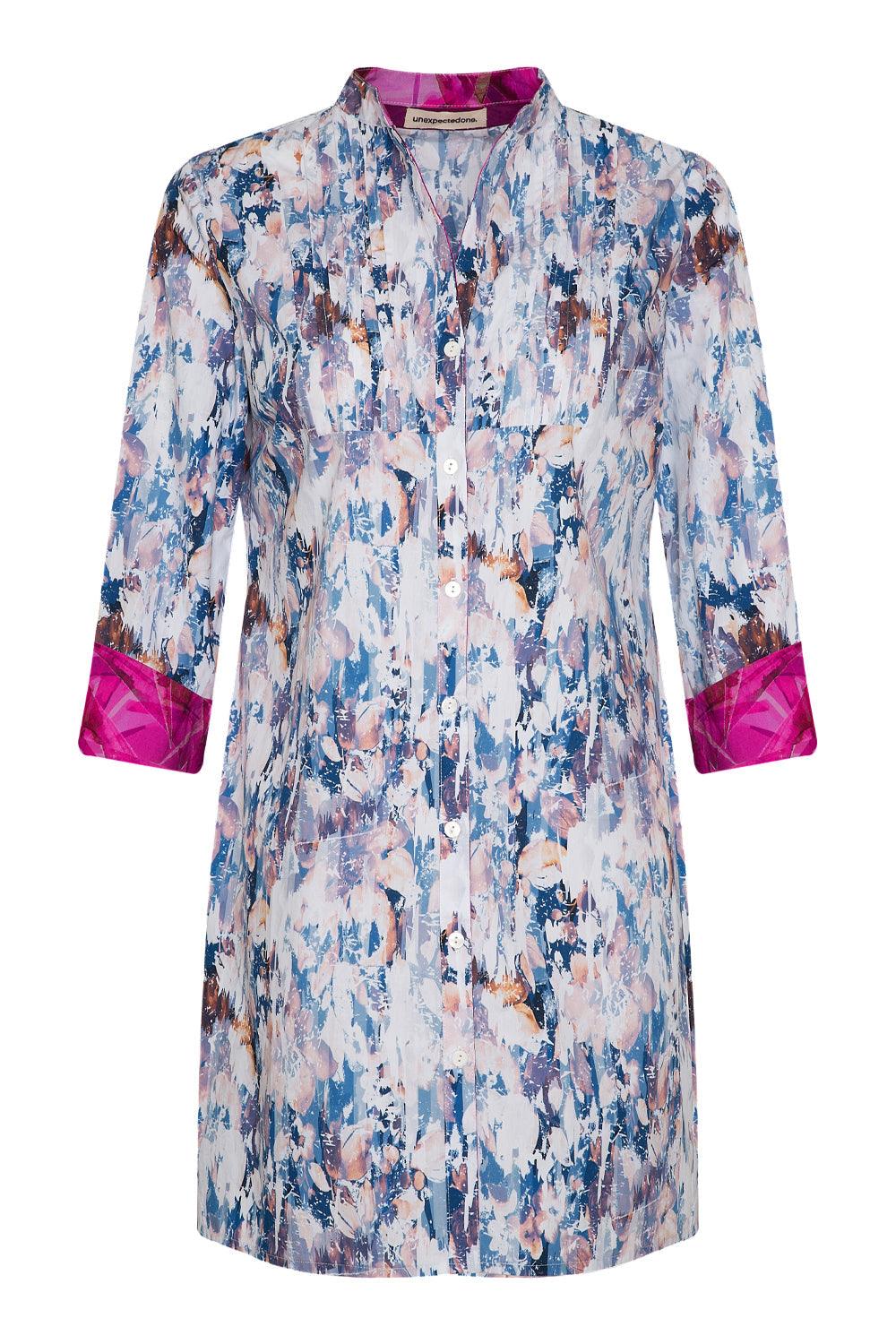 Unexpectedone-Helium Elbise-Pink-Gömlek-1-Milagron.com