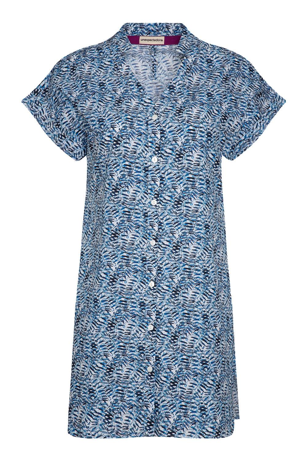 Unexpectedone-My Favorite Elbise-Blue-Elbise-1-Milagron.com