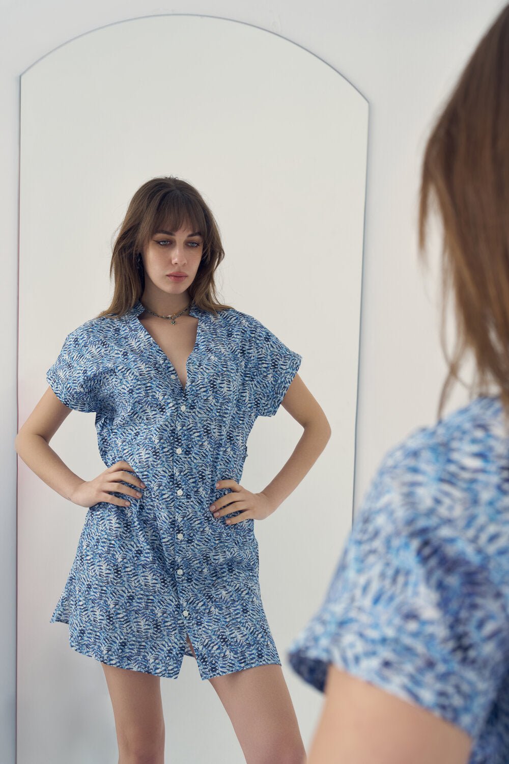 Unexpectedone-My Favorite Elbise-Blue-Elbise-3-Milagron.com