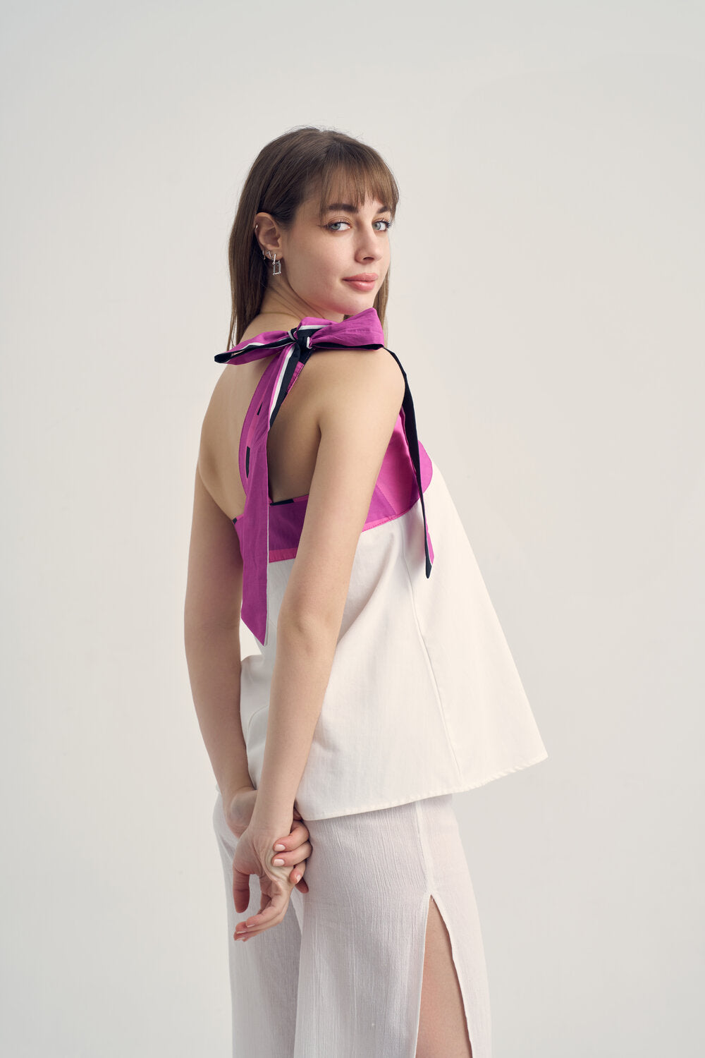 Unexpectedone-Put a Bow on It - Black Pink-Top-3-Milagron.com